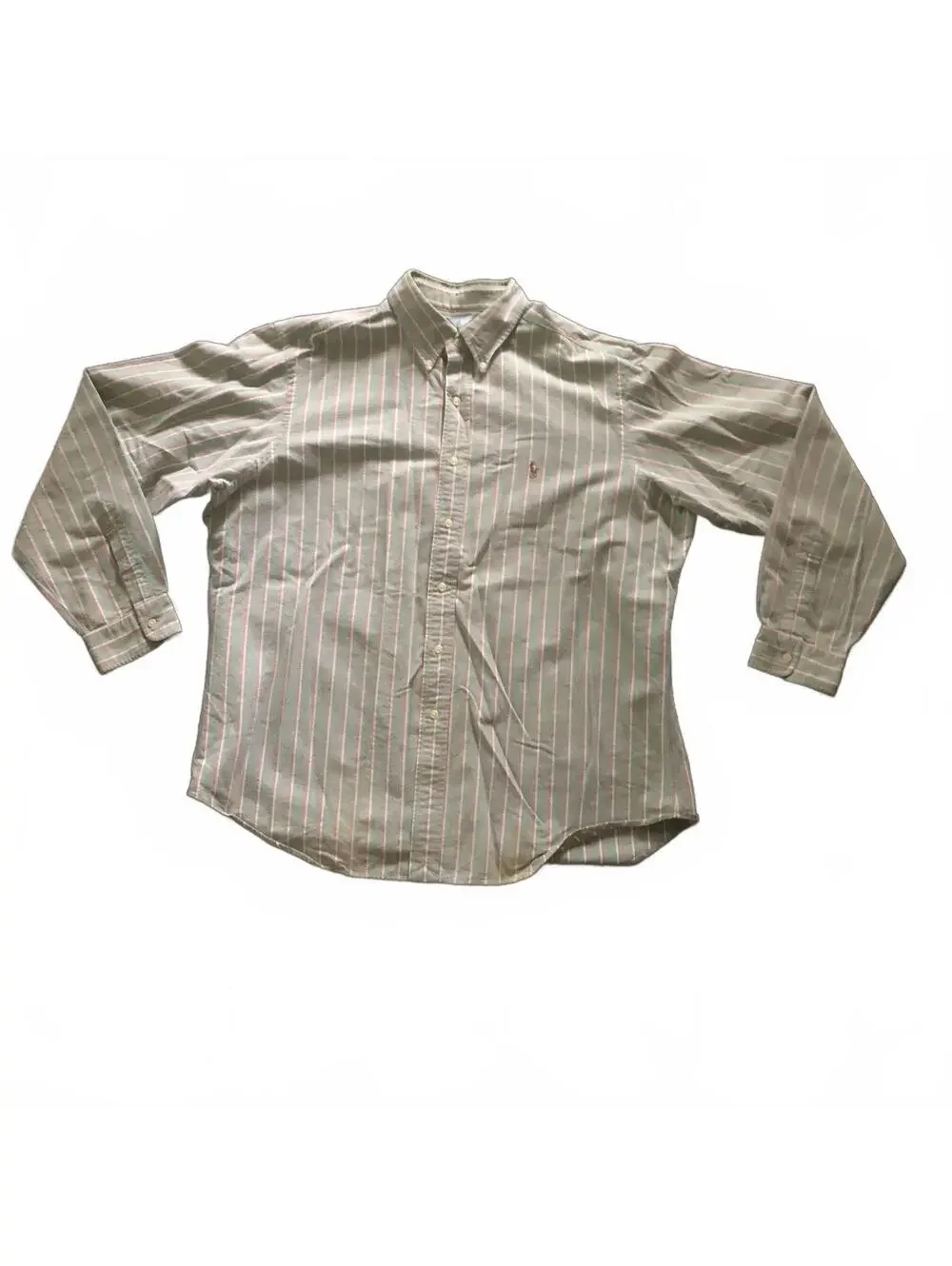 Ralph Lauren Classic Fit Striped Button-Down Shirt XL